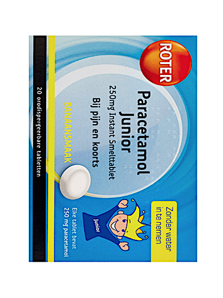 Roter Paracetamol 250 junior (20 Tabletten)