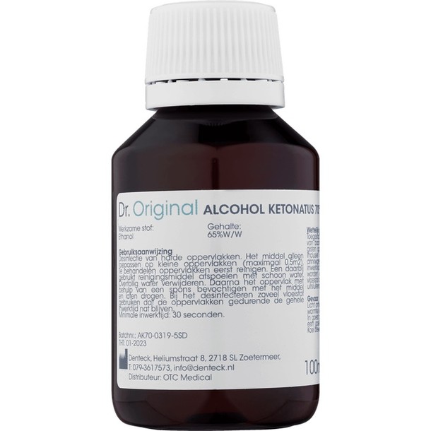 Dr. Original Alcohol Ketonatus 70% V/V 100 ml
