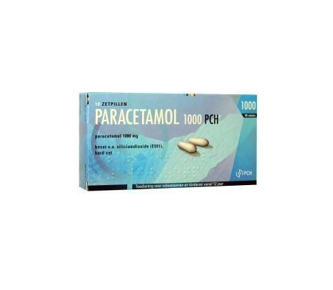 Teva Paracetamol 1000 mg (10 Zetpillen)