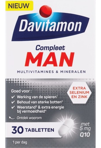 Davitamon Compleet Man Tabletten 30 stuks