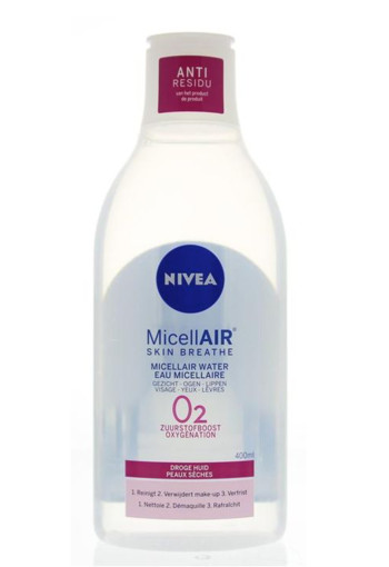 Nivea Visage micellair water 3 in 1 droge huid (400 ml)