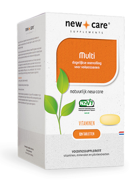 New Care Multi dagelijkse aanvulling voor volwassenen Inhoud  120 tabletten