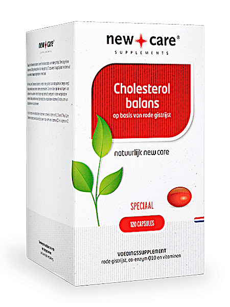 New Care Cholesterol balans op basis van rode gistrijst Inhoud 120 capsules
