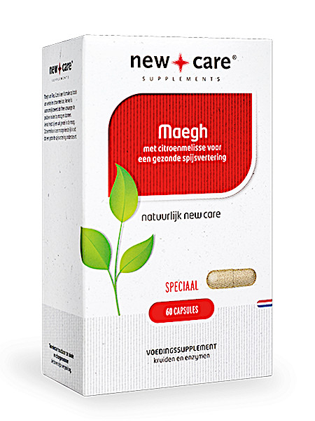 New Care Maegh met citroenmelisse voor een gezonde spijsvertering Inhoud  60 capsules