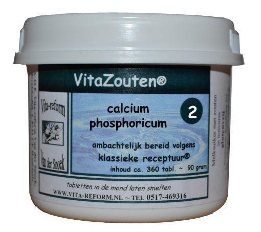 Vitazouten Calcium phosphoricum VitaZout nr. 02 (360 Tabletten)