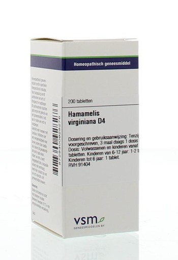 VSM Hamamelis virginiana D4 (200 Tabletten)