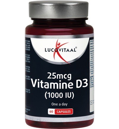 Lucovitaal Vitamine D3 25 Mcg 60ca