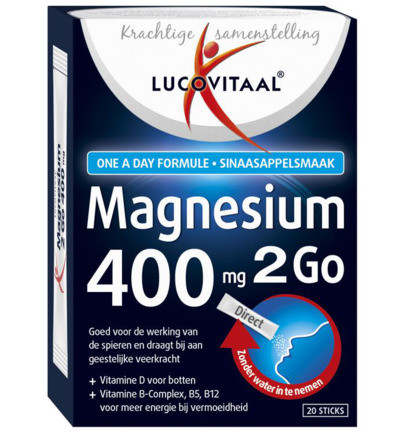 Lucovitaal Magnesium 400 2go 20sach