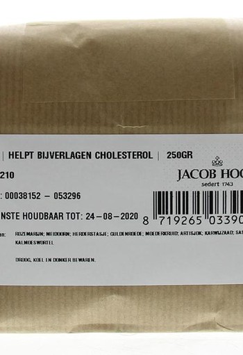 Jacob Hooy Helpt bij verlaging cholesterol (250 Gram)