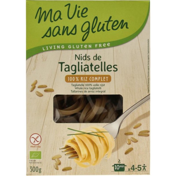 Ma Vie Sans Tagliatelle volkoren rijst glutenvrij bio (300 Gram)