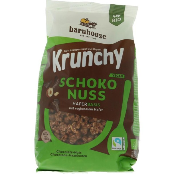 Barnhouse Krunchy choco noten bio (375 Gram)