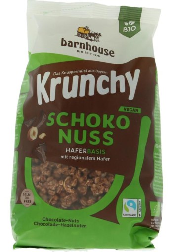 Barnhouse Krunchy choco noten bio (375 Gram)