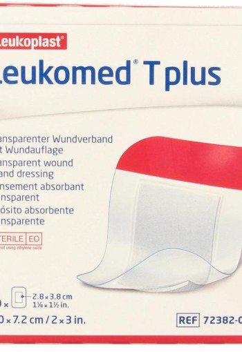 Leukomed Transparant wondverband T plus 7.2 x 5cm (50 Stuks)