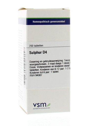 VSM Sulphur D4 (200 Tabletten)