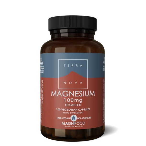 Terranova Magnesium bisglycinaat (100 Vegetarische capsules)