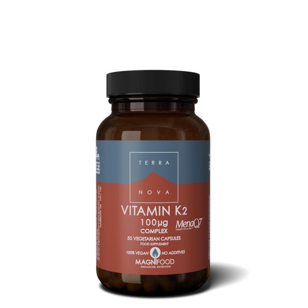 Terranova Vitamine K2 100mcg complex (50 Vegetarische capsules)