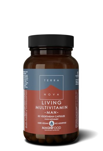 Terranova Living multivitamin man (50 Vegetarische capsules)