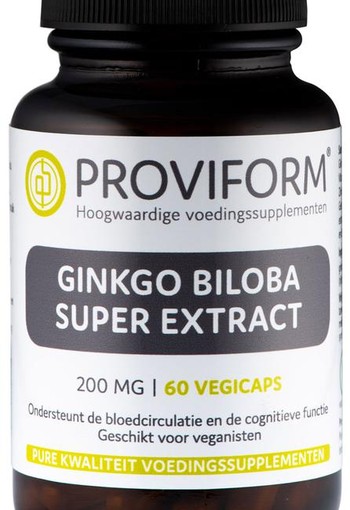 Proviform Ginkgo biloba super extract 200mg (60 Vegetarische capsules)