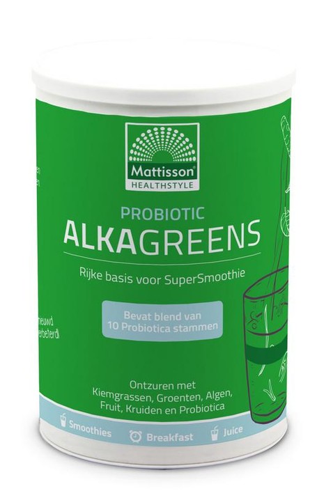 Mattisson Probiotic alkagreens poeder (300 Gram)