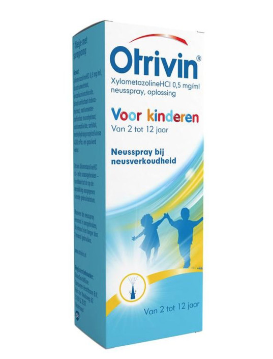 Otrivin Spray 0.5 mg verzachtend kind 2 - 12 jaar (10 Milliliter)