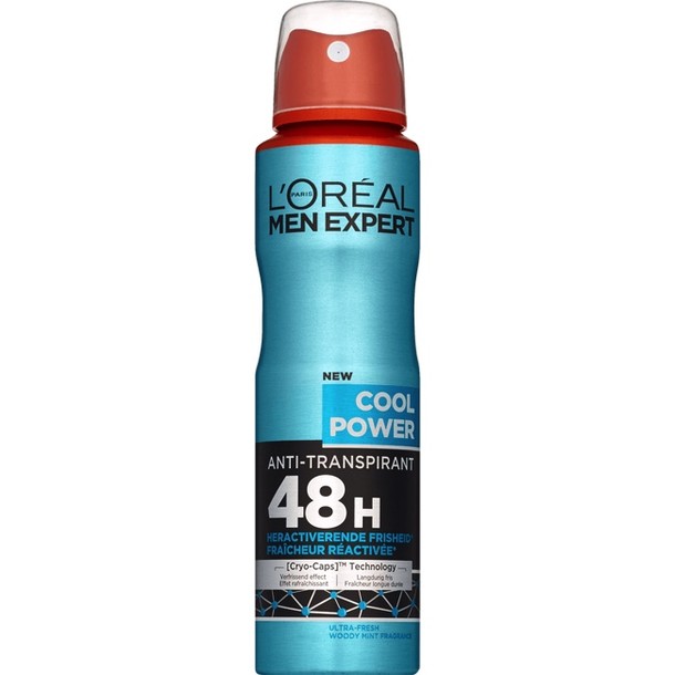 L'Oréal Paris Men Expert Cool Power Antitranspirant Spray 150ml