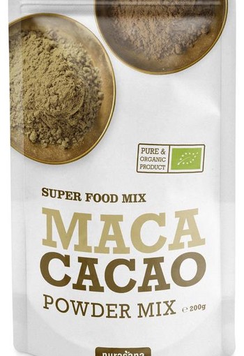 Purasana Maca & cacao poedermix vegan bio (200 Gram)