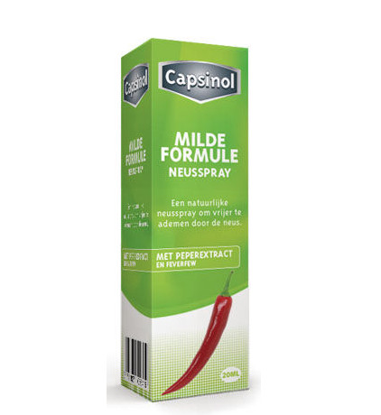 Capsinol Milde formule neusspray (20 Milliliter)