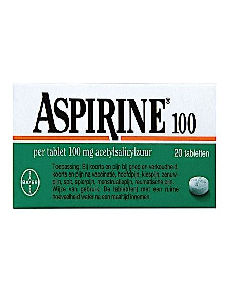 Aspirine 100mg (20 Tabletten)