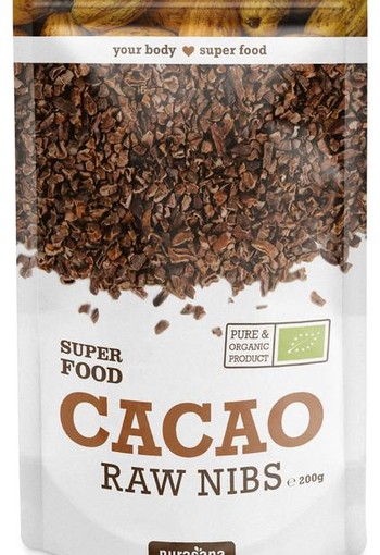 Purasana Cacao nibs vegan bio (200 Gram)