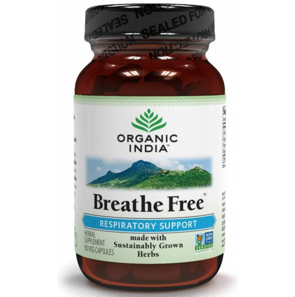 Organic India Breathe free bio (90 Capsules)