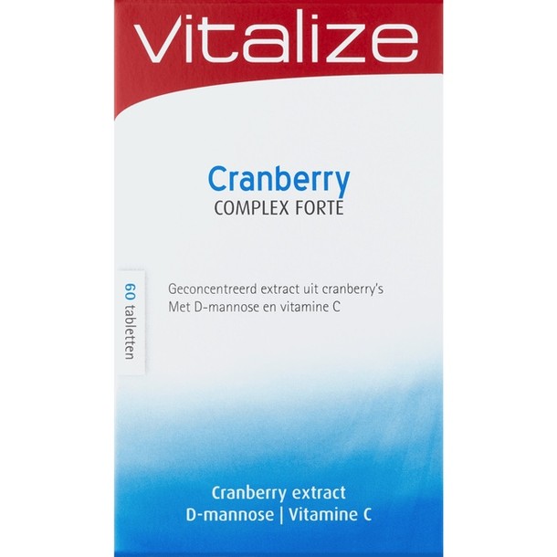 Vitalize Cranberry Complex Forte Tabletten 51 GR tablet