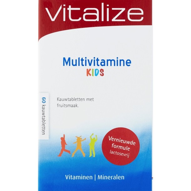 Vitalize Multivitamine Kids Kauwtabletten 60 stuks tablet