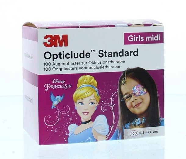 Opticlude Oogpleister midi girl disney (100 Stuks)