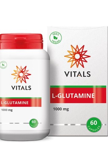 Vitals L-Glutamine 1000 mg (60 Capsules)