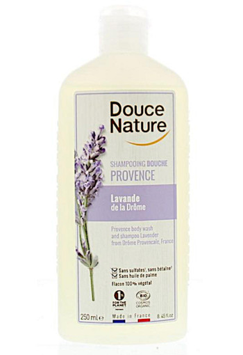 Douce Nature Douchegel & shampoo lavendel provence bio (250 Milliliter)