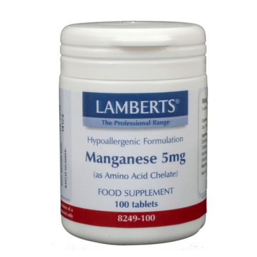 Lamberts Mangaan (manganese) 4mg (100 Tabletten)