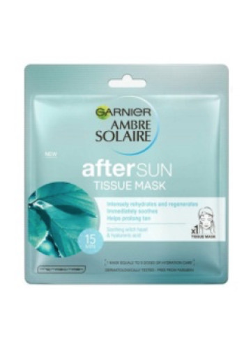 Garnier Ambre solaire aftersun tissue mask (1 stuks)