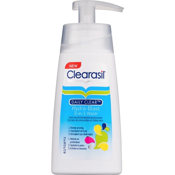 Clearasil Stayclear 3-In-1 | Wash Clearasil 3 in 1 wascreme normaal 150 ml