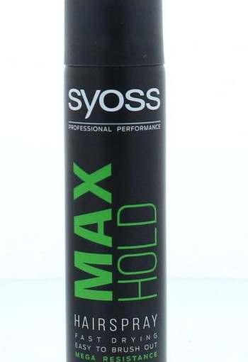 Syoss Hairspray max hold mini (75 Milliliter)