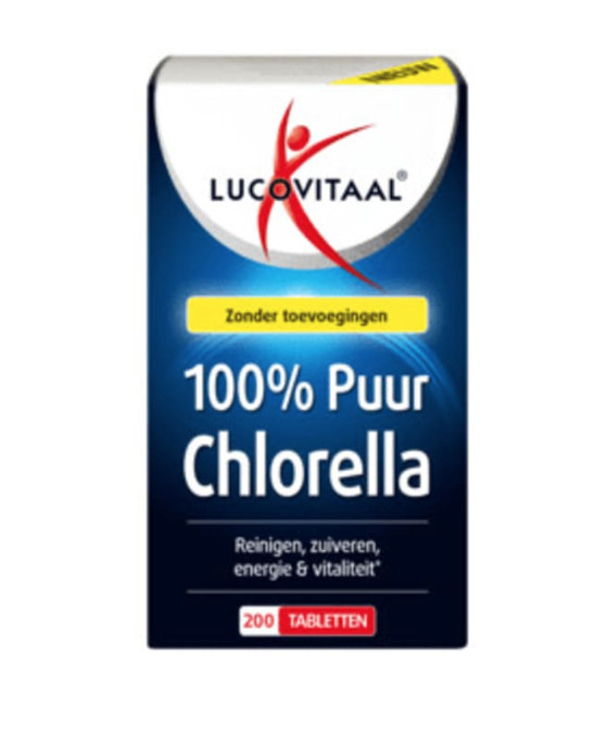 Lucovitaal Chlorella 100% puur 200 tabletten