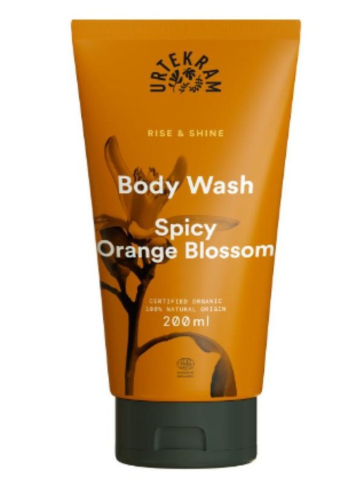 Urtekram Rise & shine orange blossom bodywash (200 Milliliter)