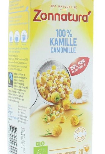 Zonnatura Kamille thee 100% bio (20 Zakjes)