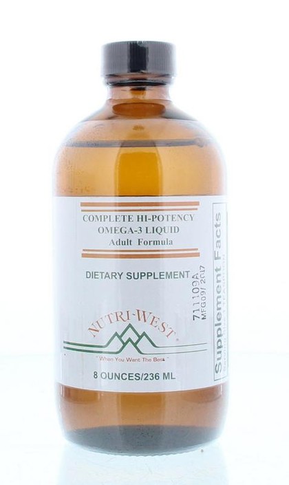 Nutri West Complete hi potency omega 3 (236 Milliliter)