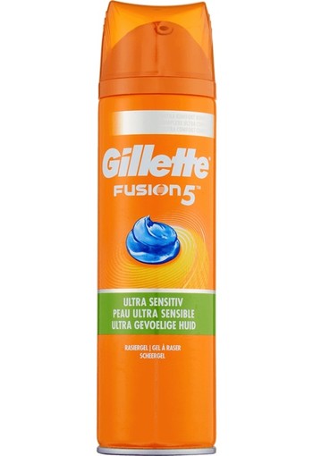 Gillette Fusion5 Ultra Sensitive Scheergel 200 ml