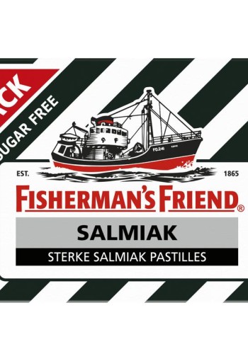 Fishermansfriend Salmiak suikervrij 3-pack (25 Gram)