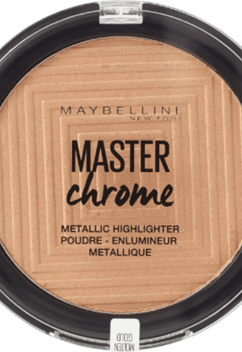 Maybelline Facestudio Master Chrome Metallic Highlighter 100 Molten Gold