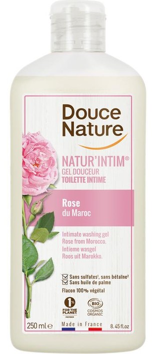 Douce Nature Natur intim intieme wasgel rose bio (250 Milliliter)