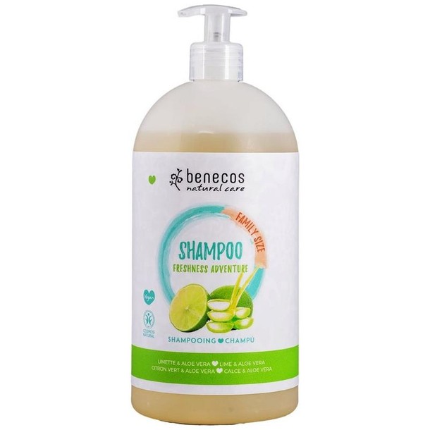 Benecos Natural shampoo freshness adventure (950 Milliliter)